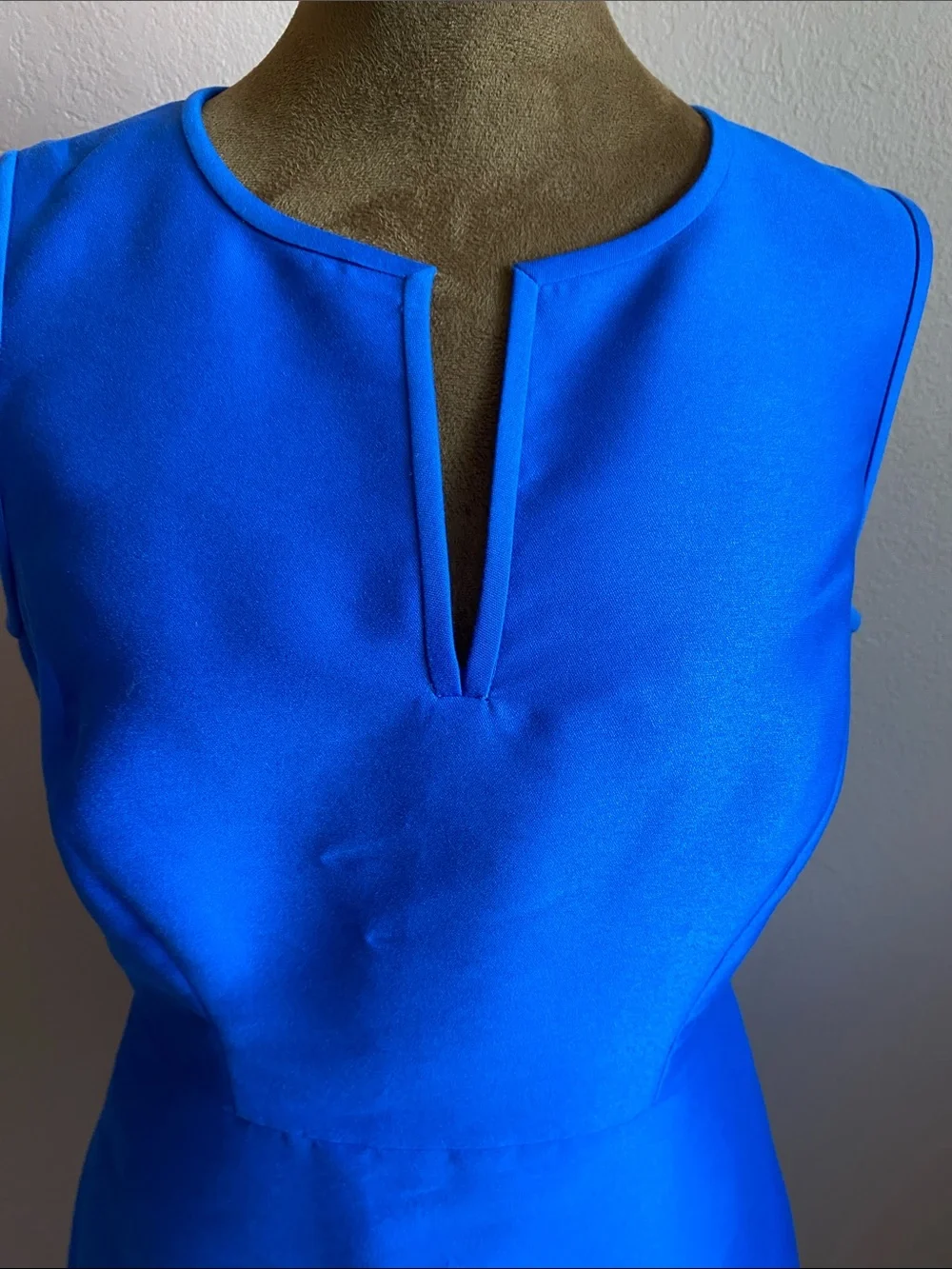 kATE SPADE Vibrant Blue Sleeveless Sheath Dress